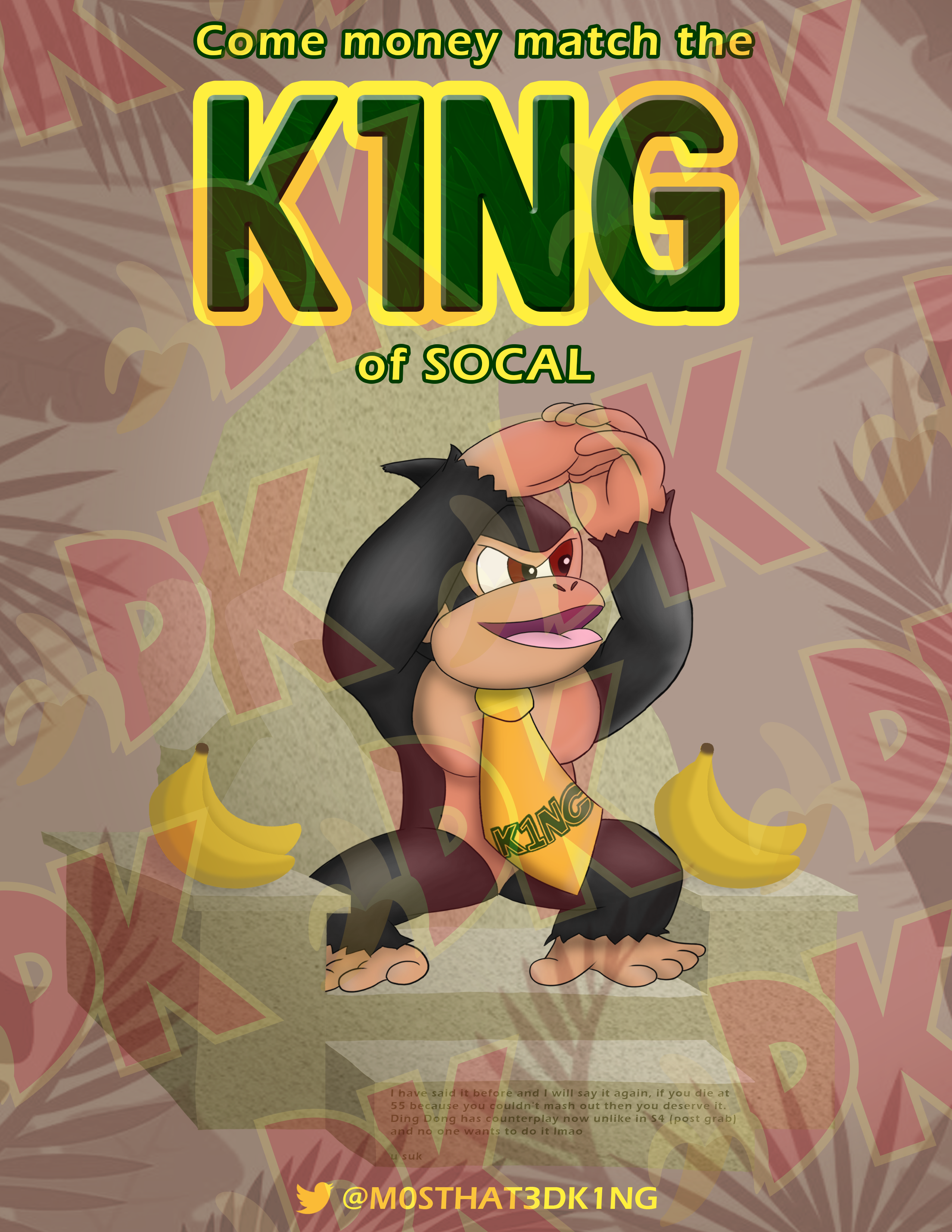 Black Donkey Kong Fan Art