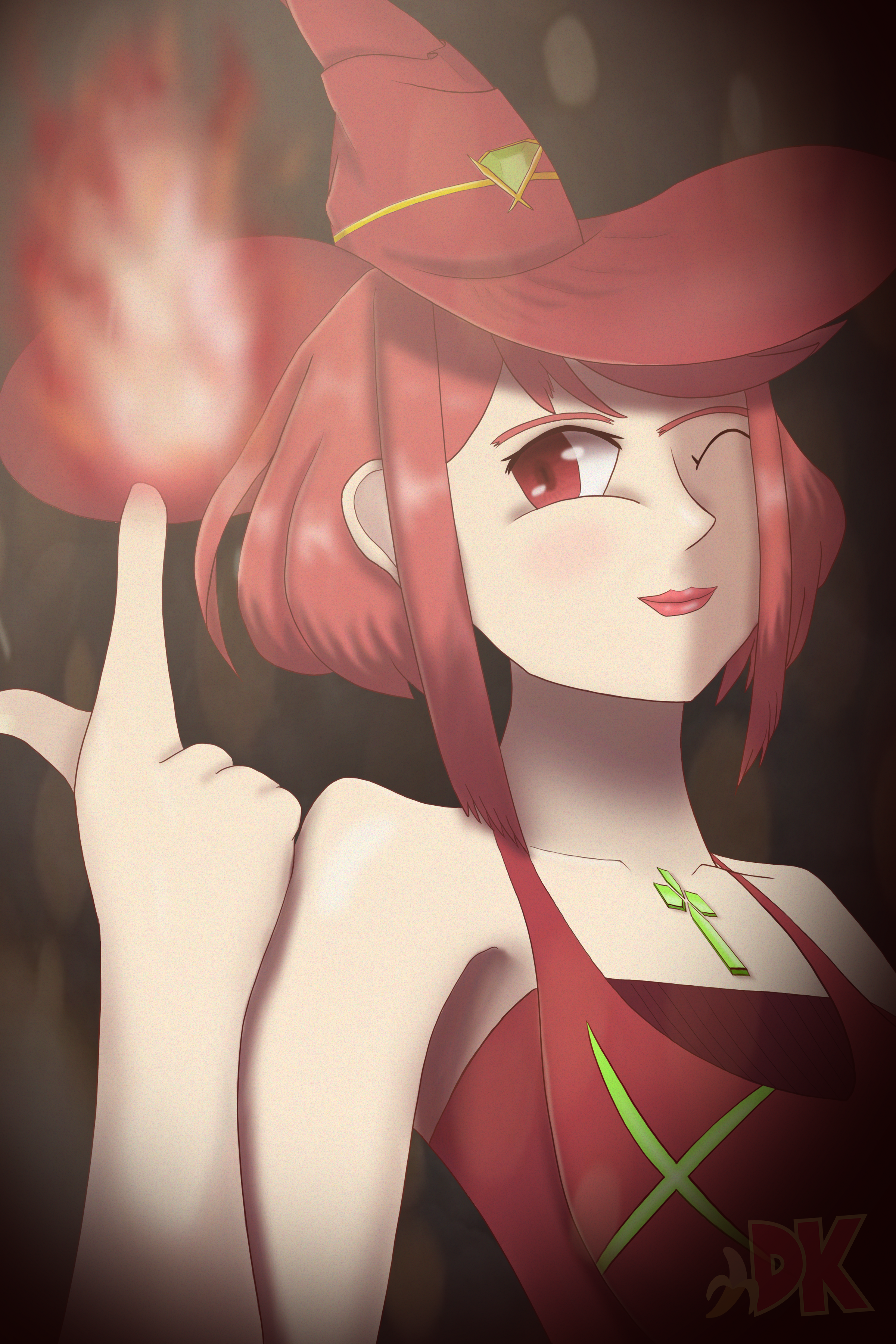 Pyra Halloween Fan Art